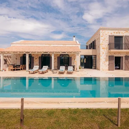 Vila Stone Situated In The Heart Of An Impressive Estate, In One Of The Scenic And Secluded Parts Of Corfu's Northeast Iconic Mediterranean Coastline. *