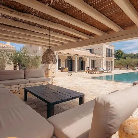 Stone Situated In The Heart Of An Impressive Estate, In One Of The Scenic And Secluded Parts Of Corfu's Northeast Iconic Mediterranean Coastline.