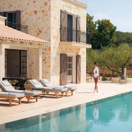 Willa Stone Situated In The Heart Of An Impressive Estate, In One Of The Scenic And Secluded Parts Of Corfu's Northeast Iconic Mediterranean Coastline.